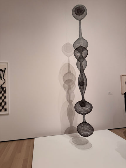 Ruth Asawa wire sculpture exhibition at Museum of Modern Art