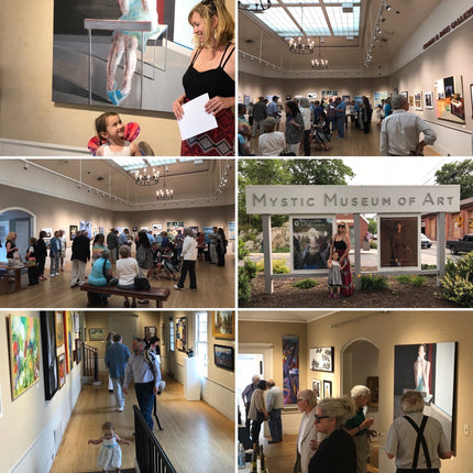 Shilo Ratner Mindfulness of Tea painting at CAFA juried exhibition Mystic Museum of Art second place award 2015