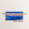 Shilo Ratner geometric abstract painting Rise selected for William Benton Museum of Art 2025 CWA National Juried Show