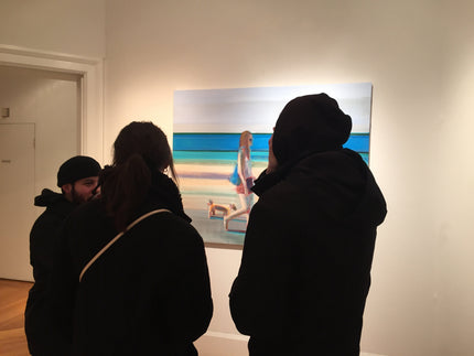 Artist Shilo Ratner at 440 gallery juried show Brooklyn NYC