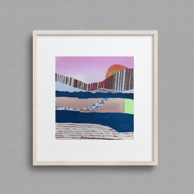 Landscape Collage Original Works on Paper