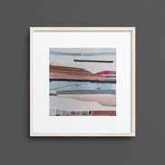 6x6 Original Collage Art | Silver Lining by Shilo Ratner
