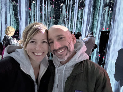 Artist Shilo Ratner with her husband of 25 years